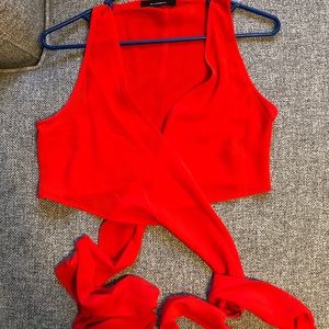 Crop top wrap